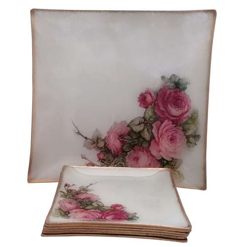 سرویس پذیرایی 7 پارچه مدل rose1
