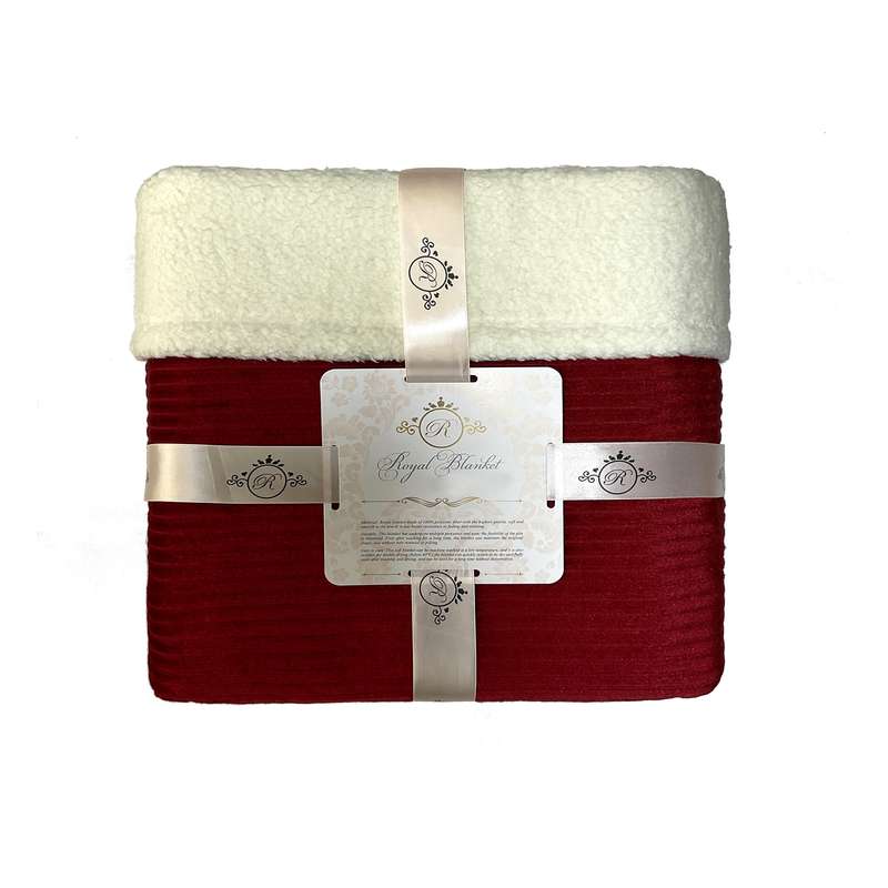  پتو رویال مدل سوپر کلاسیک طرح کبریتی سایز 220 × 160 سانتی متر
