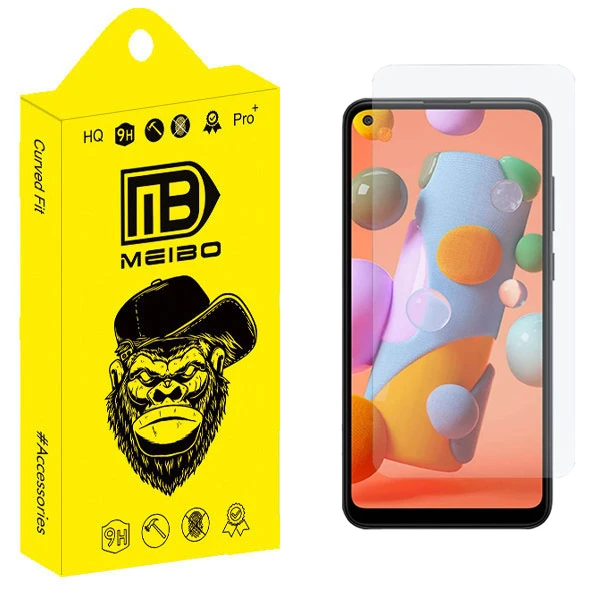 محافظ صفحه نمایش شیشه ای میبو مدل Transparent Plus مناسب برای گوشی موبایل سامسونگ Galaxy A11
