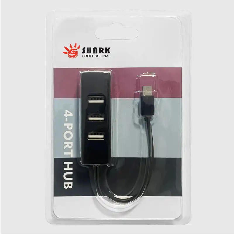 هاب چهار پورت USB-C شارک مدل TYPE-C