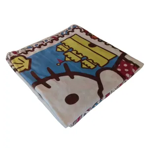 حوله استخری طرح Kitty سایز 70x140 سانتی متر