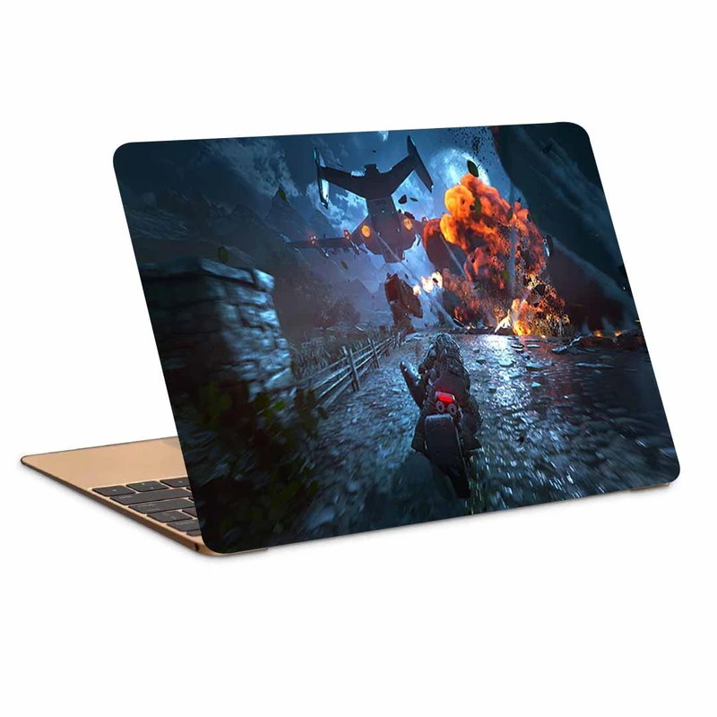 استیکر لپ تاپ طرح gaming wallpaper کد p-1173 مناسب برای لپ تاپ 15.6 اینچ