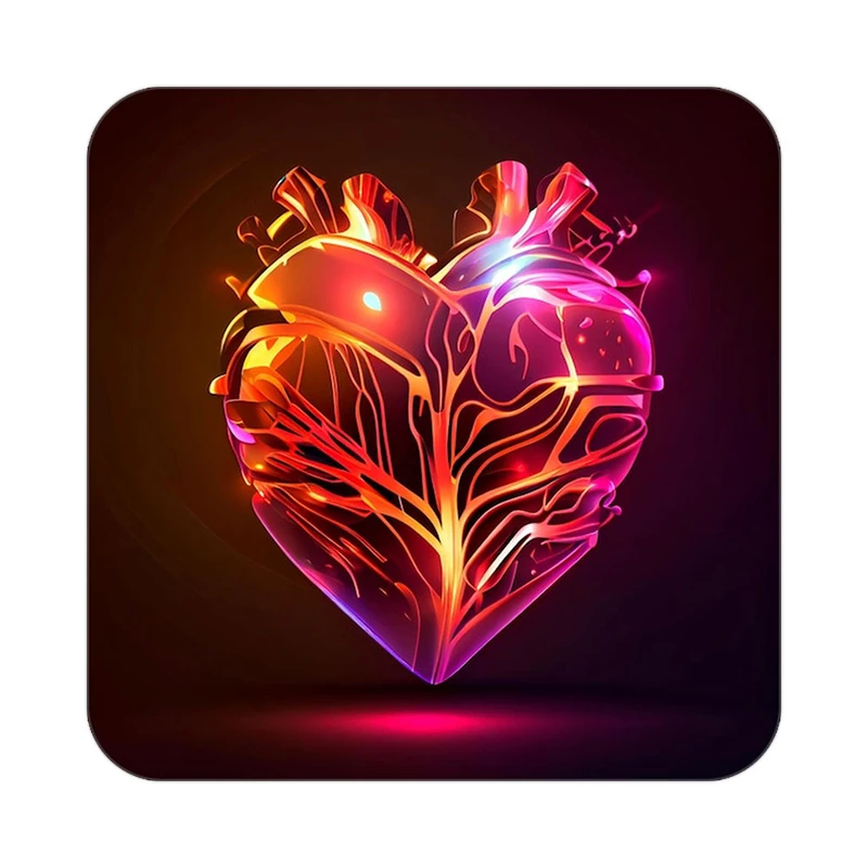 زیر لیوانی کاکتی مدل عاشقانه کد mp12989