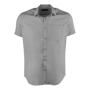 پیراهن آستین کوتاه یقه برگردان مردانه مدل MDSS-CH3003