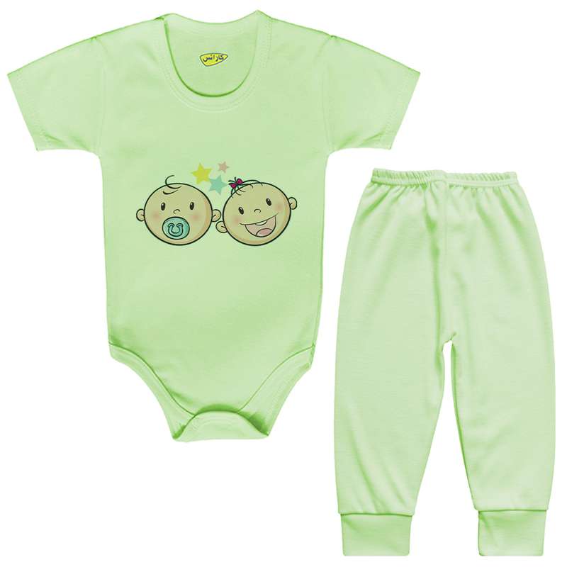 ست بادی و شلوار نوزادی کارانس مدل BSTG-3003