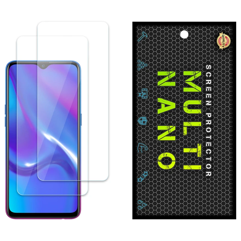 محافظ صفحه نمایش مولتی نانو مدل X-S2N مناسب برای گوشی موبایل اوپو RX17 Neo بسته دو عددی