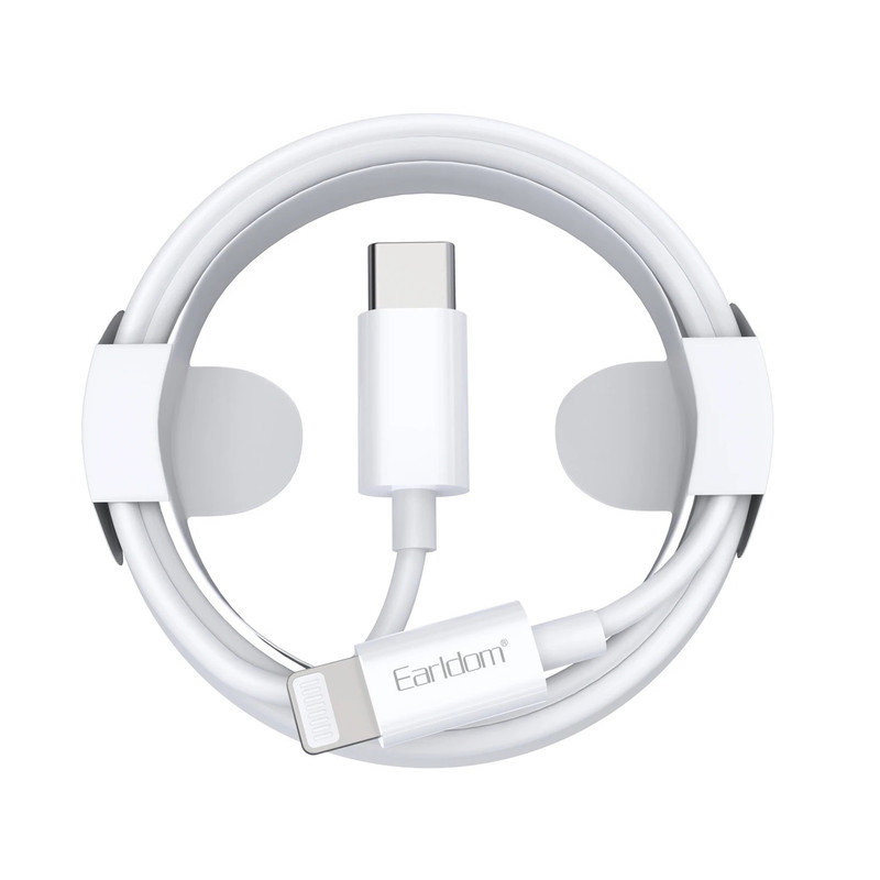 کابل تبدیل USB-C به لایتنینگ ارلدام مدل EC-166i PD20W طول 1 متر