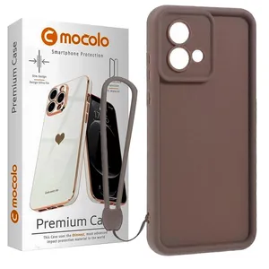 کاور موکولو مدل Silicone Puffer Apple Strap مناسب برای گوشی موبایل موتورولا G84 به همراه بند آویز