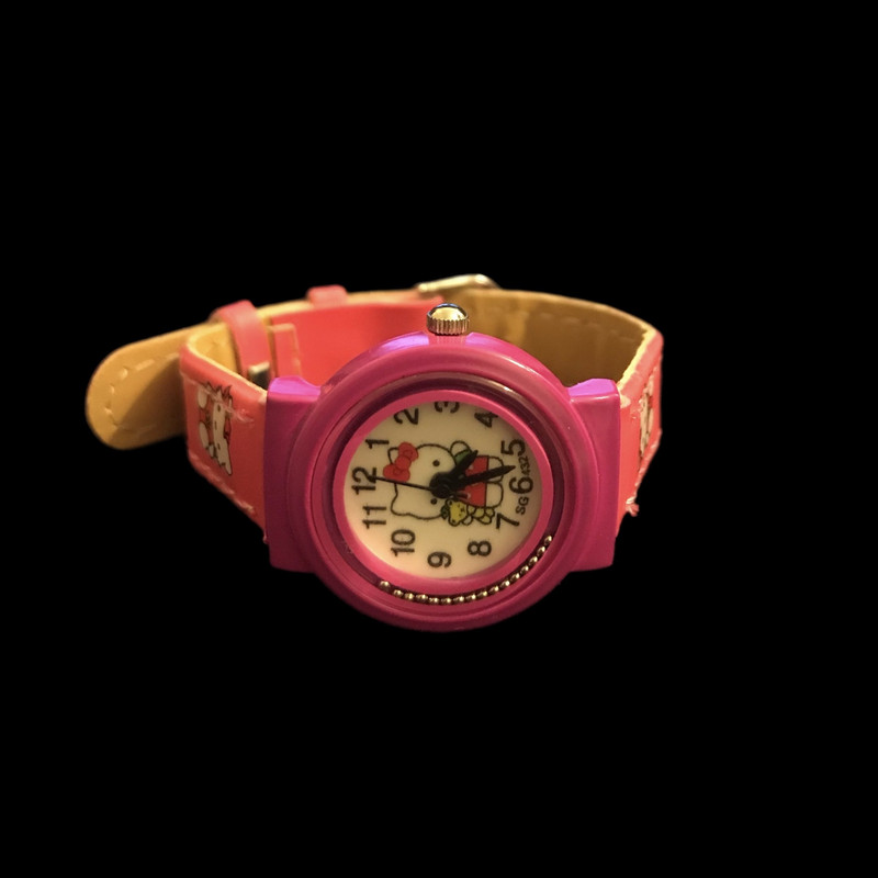ساعت مچی عقربه ای دخترانه مدل هلو کیتی W-187 ساعت مچی عقربه ای دخترانه مدل هلو کیتی W-187