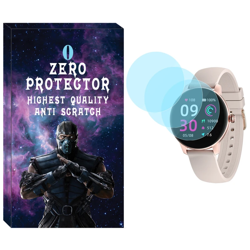 محافظ صفحه نمایش نانو زیرو مدل NZO مناسب برای ساعت هوشمند شیائومی Kieslect L11 Pro بسته سه عددی