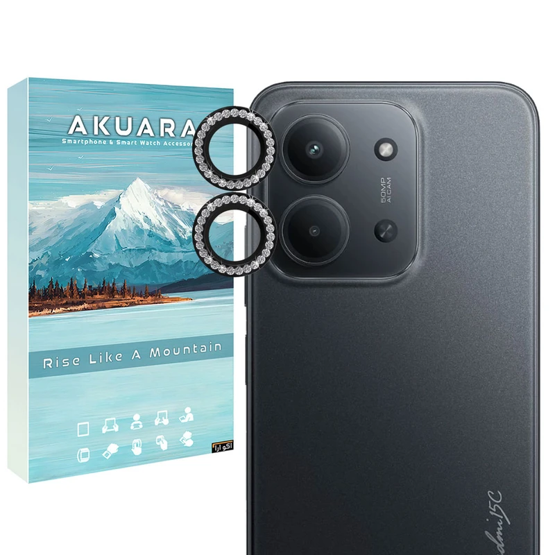 محافظ لنز دوربین فلزی آکوآرا مدل NGN مناسب برای گوشی موبایل شیائومی Redmi 15C