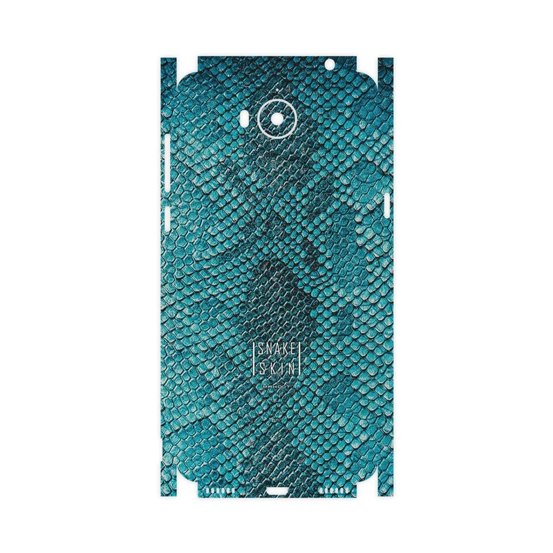 برچسب پوششی ماهوت مدل Blue Snake Skin-FullSkin مناسب برای گوشی موبایل هوآوی Y5 2017