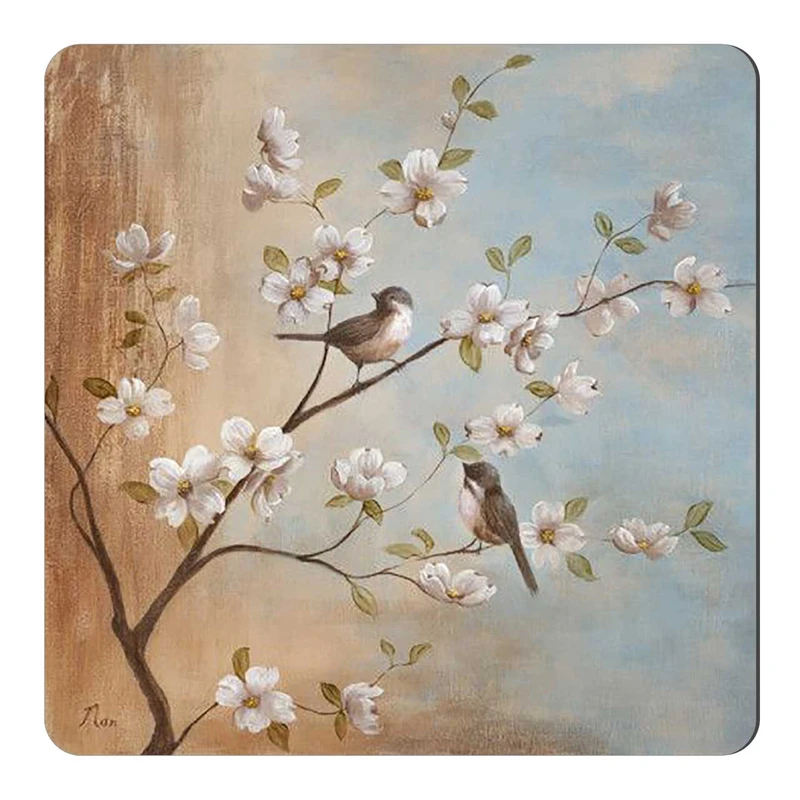  مگنت طرح پرنده و شکوفه ها کد wmg1852