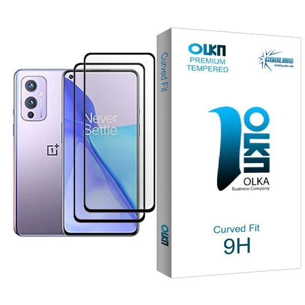 محافظ صفحه نمایش کولینگ مدل Olka Glass MIX002 مناسب برای گوشی موبایل وان پلاس 9 بسته دو عددی