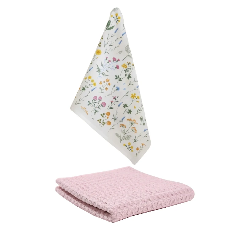 ست دو تکه دستمال آشپزخانه کاراجا هوم مدل Florus