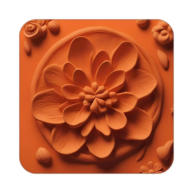 زیر لیوانی کاکتی طرح گل مدل mp15915