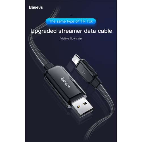 کابل تبدیل USB به لایتنینگ باسئوس مدل CALLG01 طول 1 متر