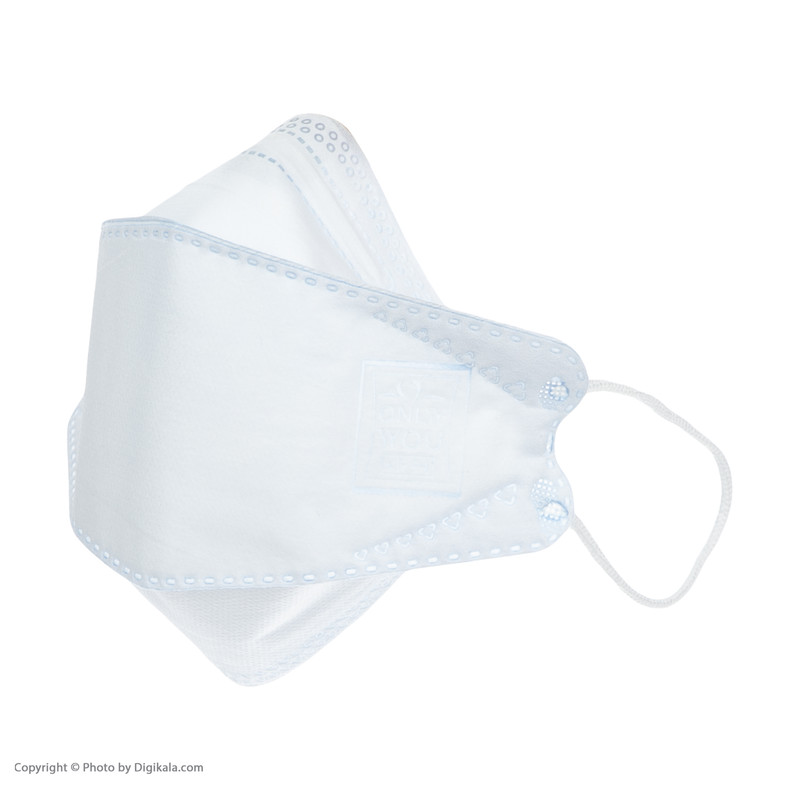 ماسک تنفسی اونلی یو مدل سه بعدی Blu-H 514 بسته 25 عددی