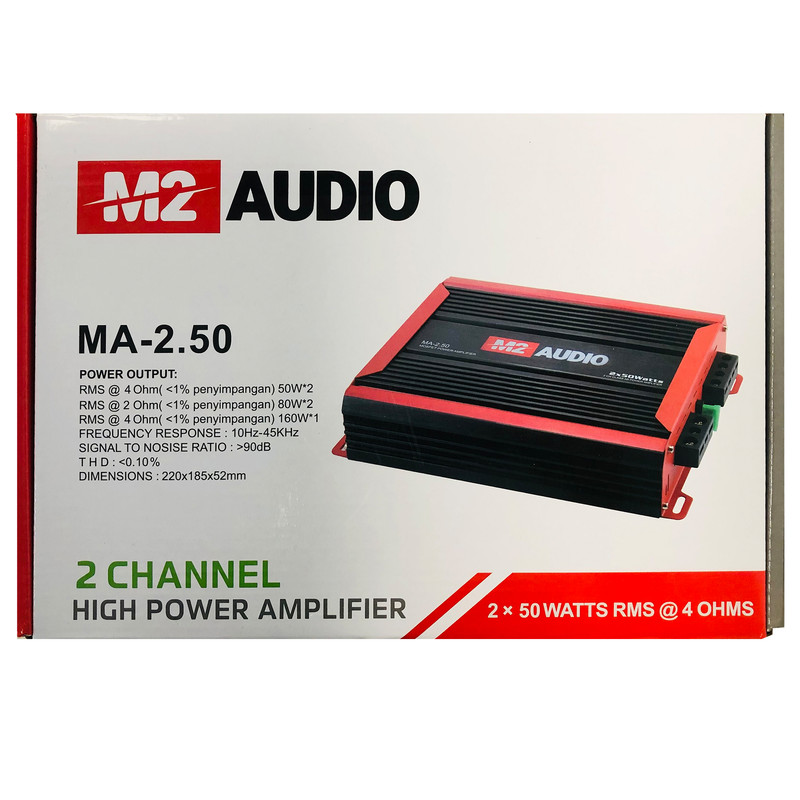 آمپلی فایر خودرو ام2 مدل M2-2.50