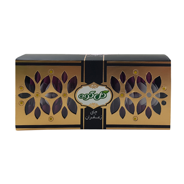 دمنوش چای و زعفران گلکوه بسته 20 عددی