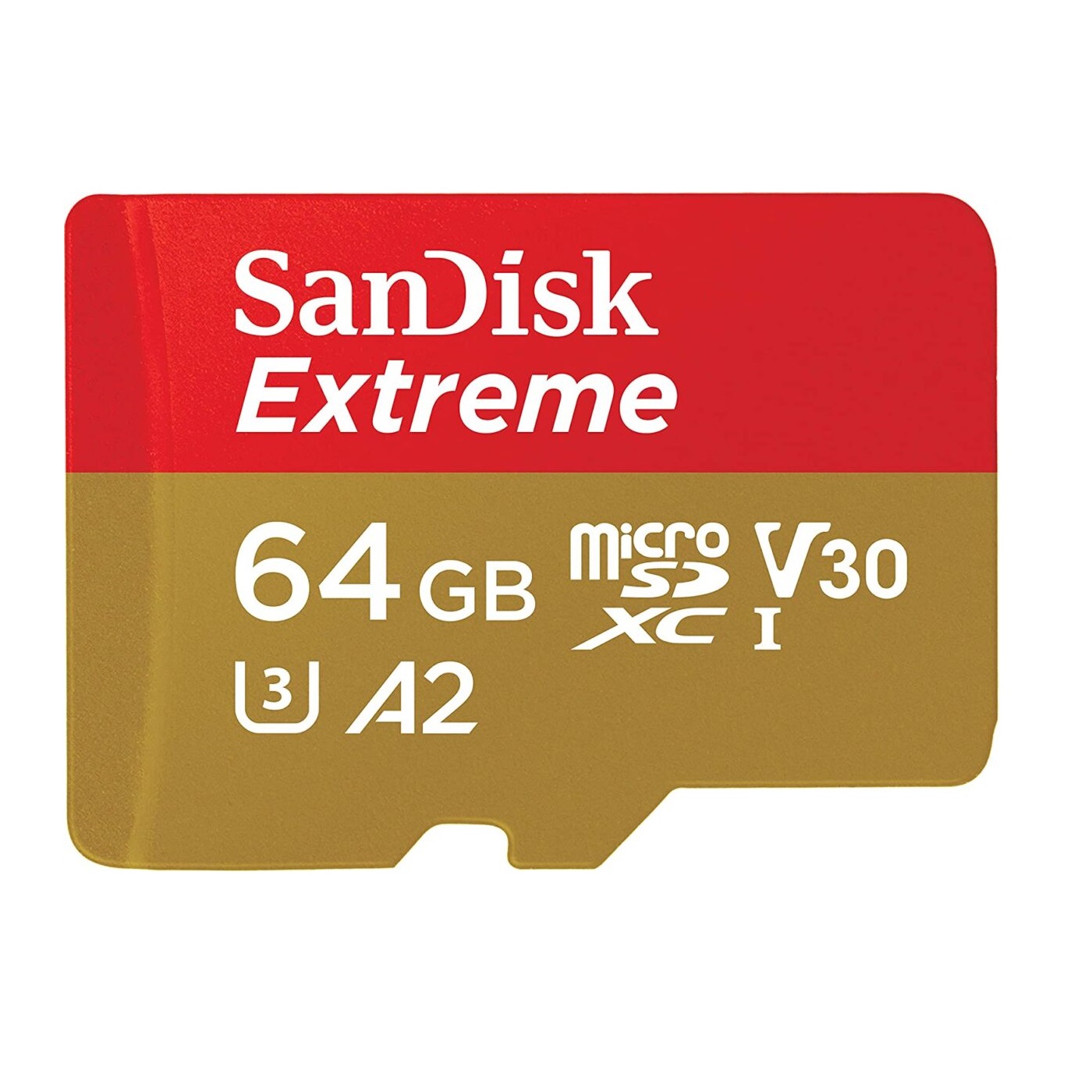 کارت حافظه microSDXC سن دیسک مدل Extreme کلاس A2 استاندارد UHS-I U3 سرعت 160MBps ظرفیت 64 گیگابایت