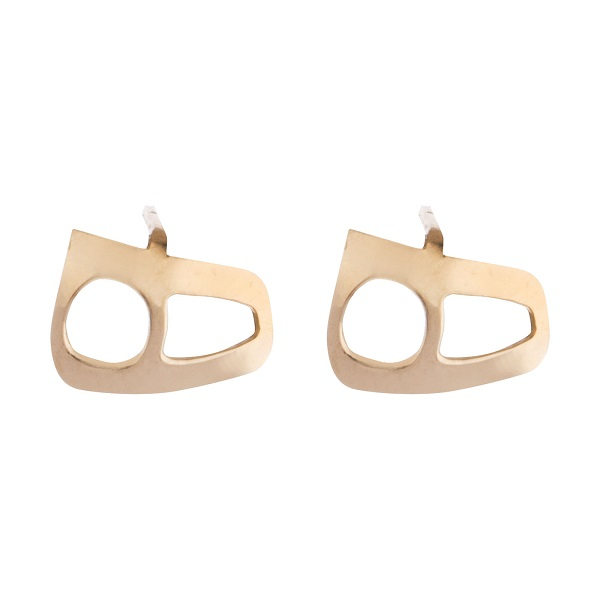 گوشواره طلا 18 عیار زنانه عدنان مدل D57