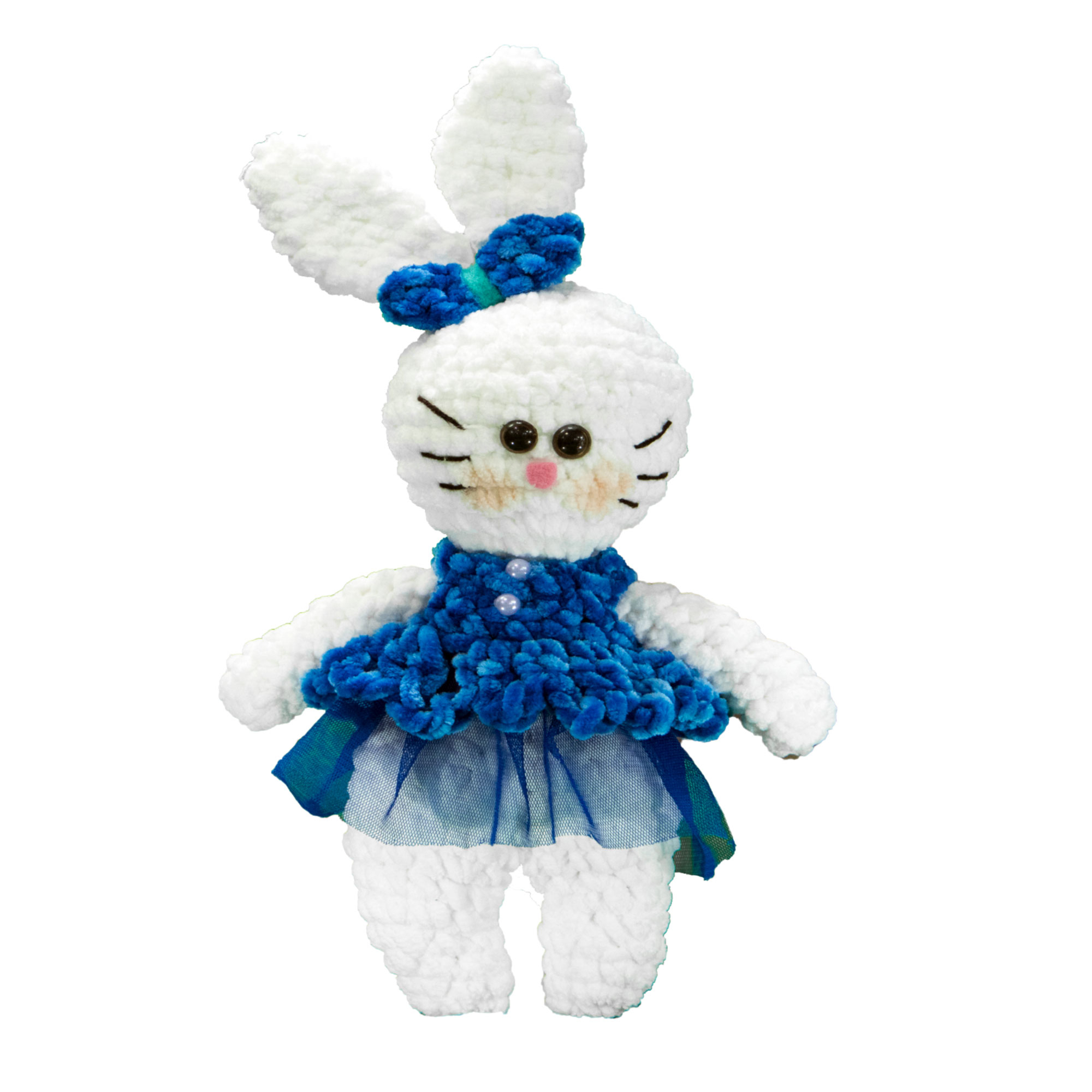 عروسک بافتنی طرح خرگوش کد hp016