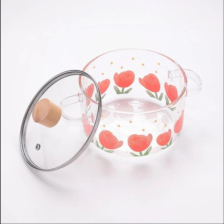 قابلمه مدل گل لاله سایز ۱۶