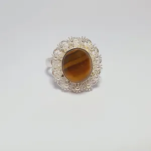 انگشتر زنانه مدل چشم ببری AS101