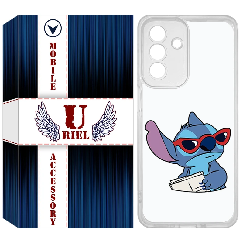 کاور یوریل مدل Clear کد 69 طرح استیچ مناسب برای گوشی  موبایل سامسونگ Galaxy A17