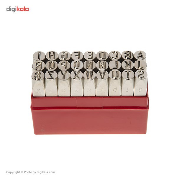 مجموعه سنبه های حروف کوب 8 میلی متری ایران پتک مدل LK 3011