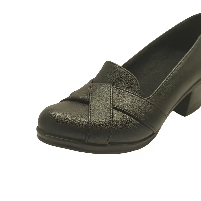 کفش زنانه مدل ضربدری رنگ مشکی