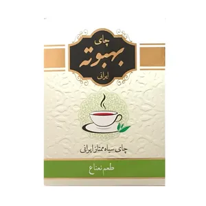 چای سیاه بهبوته با طعم نعناع مقدار ۴۰۰ گرم