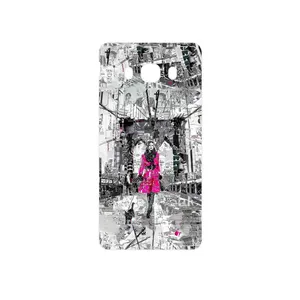 MAHOOT Collage of Catwalk Bridge Cover Sticker for Samsung Galaxy J5 2016