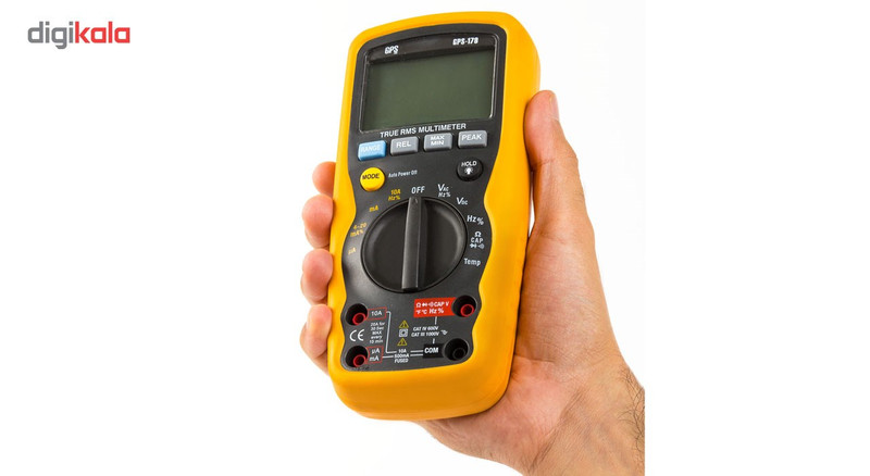 مولتی متر جی پی اس لیمیتد مدل GPS-179 پرتابل 4.5 دیجیت IP67 مولتی متر جی پی اس لیمیتد مدل GPS-179 پرتابل 4.5 دیجیت IP67