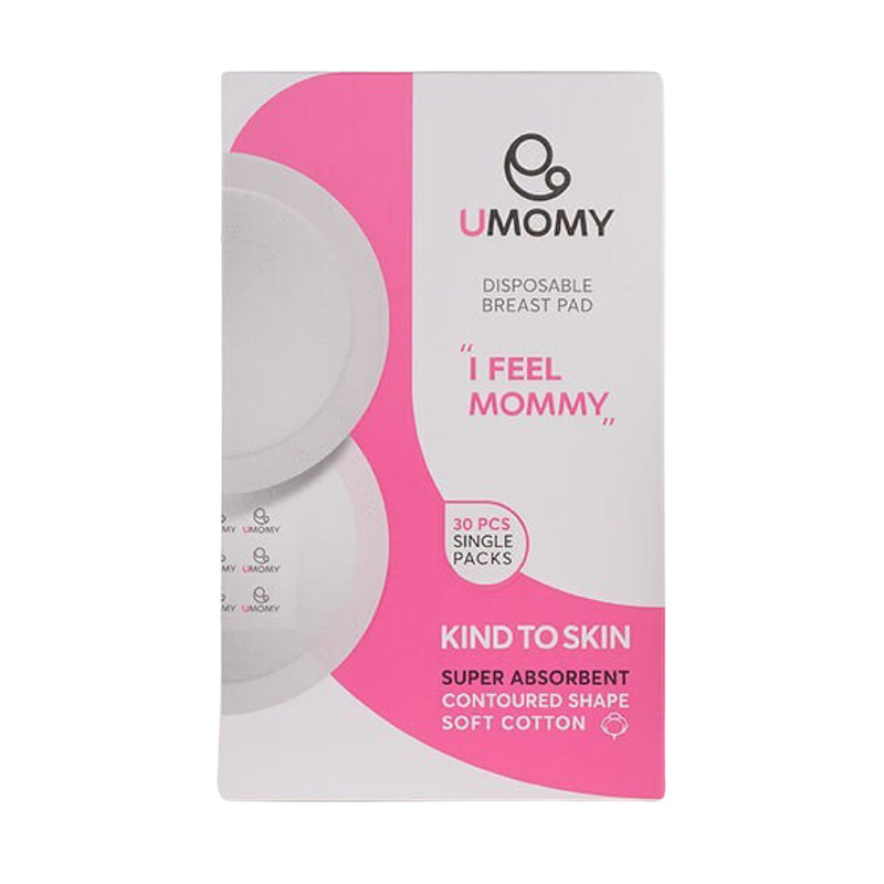 پد سینه یومامی مدل I Feel Mommy بسته 30 عددی