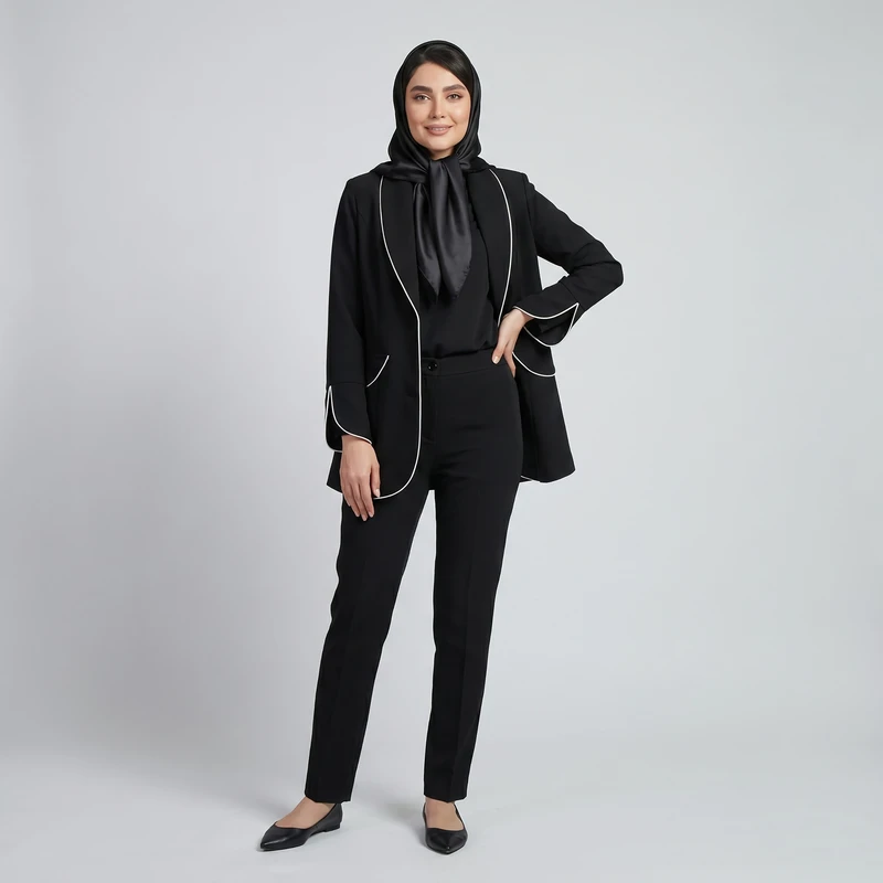 ست کت و شلوار رسمی زنانه زاگرس پوش مدل 101051833 