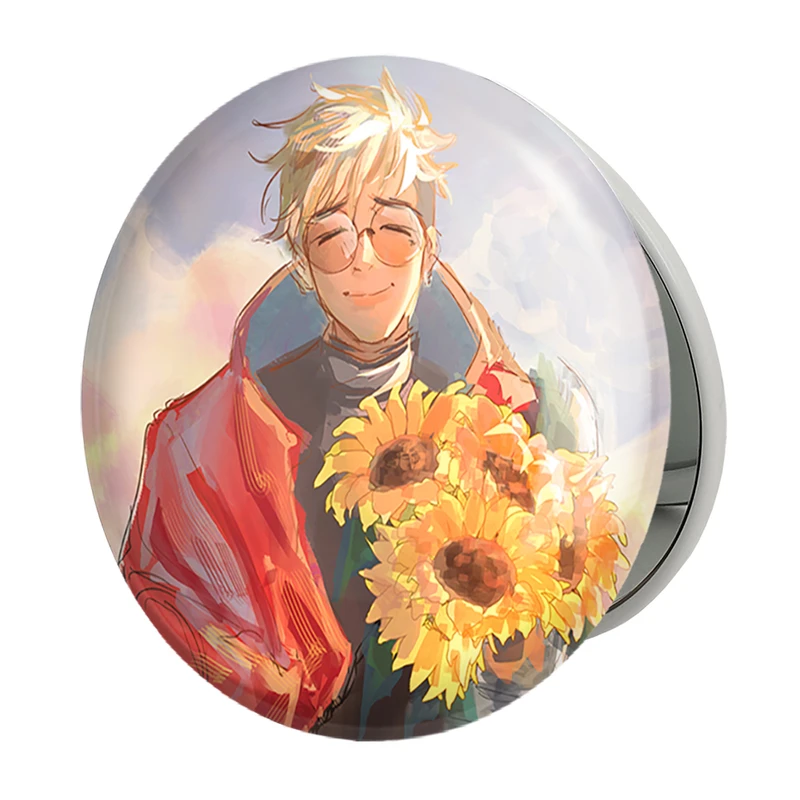 آینه جیبی خندالو طرح وش انیمه تریگان (Trigun) مدل تاشو کد 36222