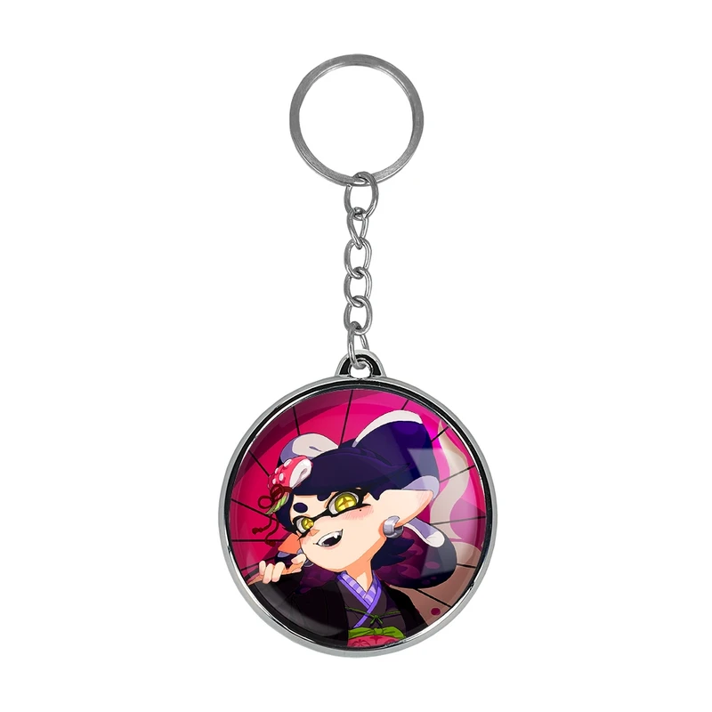 جاکلیدی خندالو طرح بازی اسپلاتون (Splatoon) مدل دوطرفه کد 3331033311