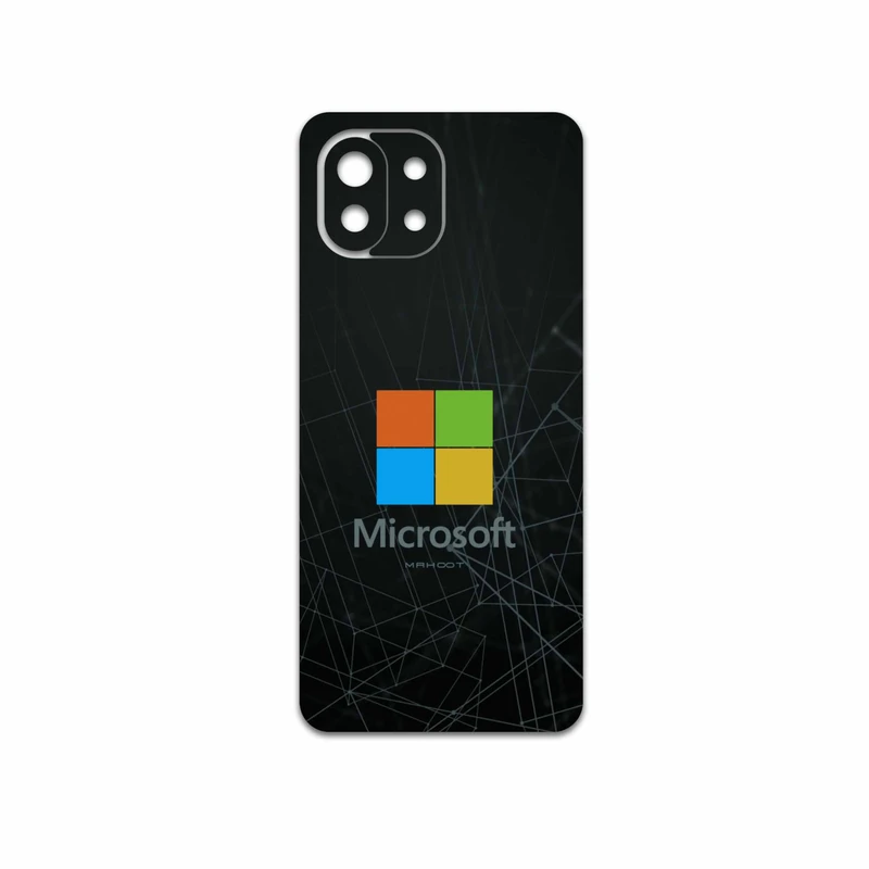 برچسب پوششی ماهوت مدل Microsoft-Logo مناسب برای گوشی موبایل شیائومی 11 Lite 5G NE