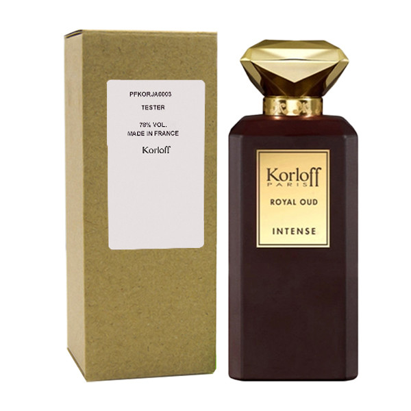 تستر ادوپرفیوم کارلوف مدل Royal Oud Intense حجم 88 میلیلیتر تستر ادوپرفیوم کارلوف مدل Royal Oud Intense حجم 88 میلیلیتر