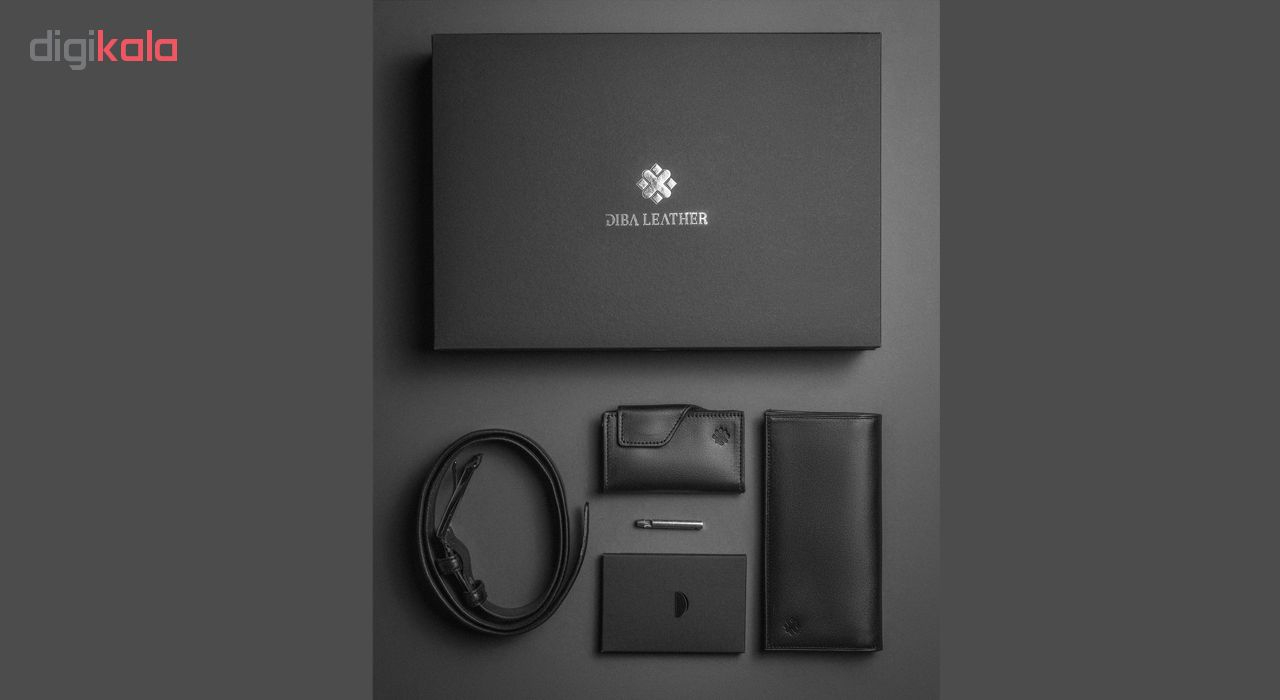 ست هدیه چرم دیبا کد LS1 مشکی