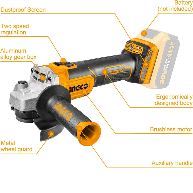 مینی فرز شارژی اینکو مدل CAGLI-1151 مینی فرز شارژی اینکو مدل CAGLI-1151