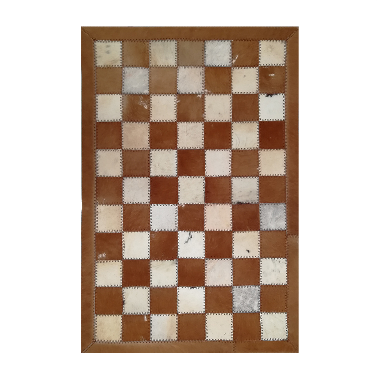 کلاژ فرش پوست و چرم کمالی AD-0422