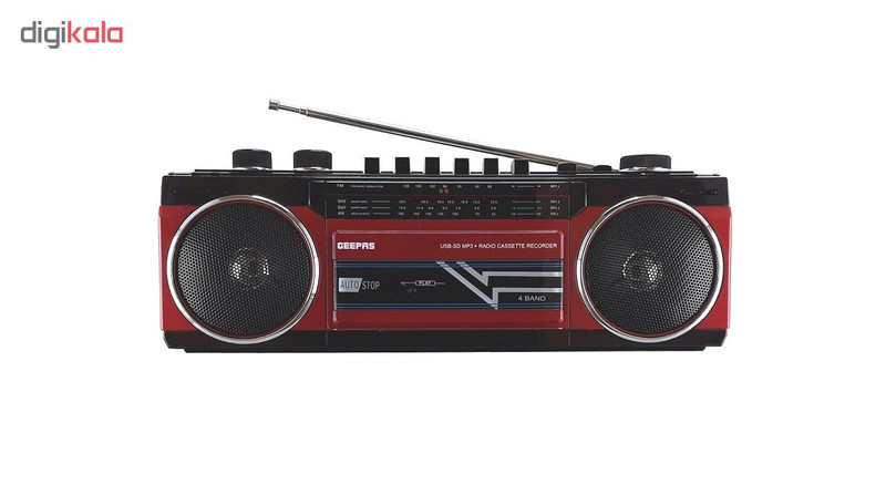 رادیو ضبط و اسپیکر جیپاس مدل GCR13011