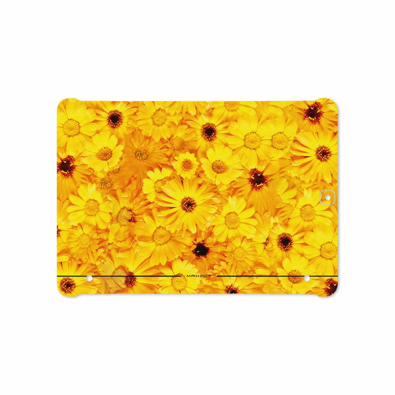 برچسب پوششی ماهوت مدل Yellow-Flower مناسب برای تبلت سامسونگ Galaxy Tab S2 9.7 2016 T819N