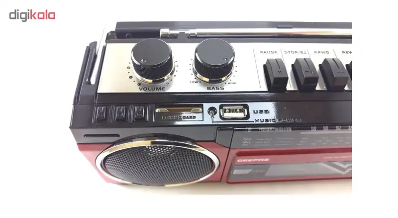 رادیو ضبط و اسپیکر جیپاس مدل GCR13011