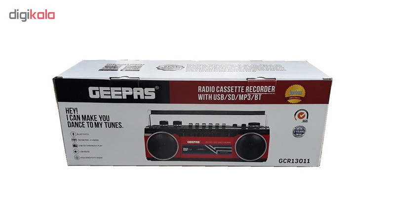 رادیو ضبط و اسپیکر جیپاس مدل GCR13011