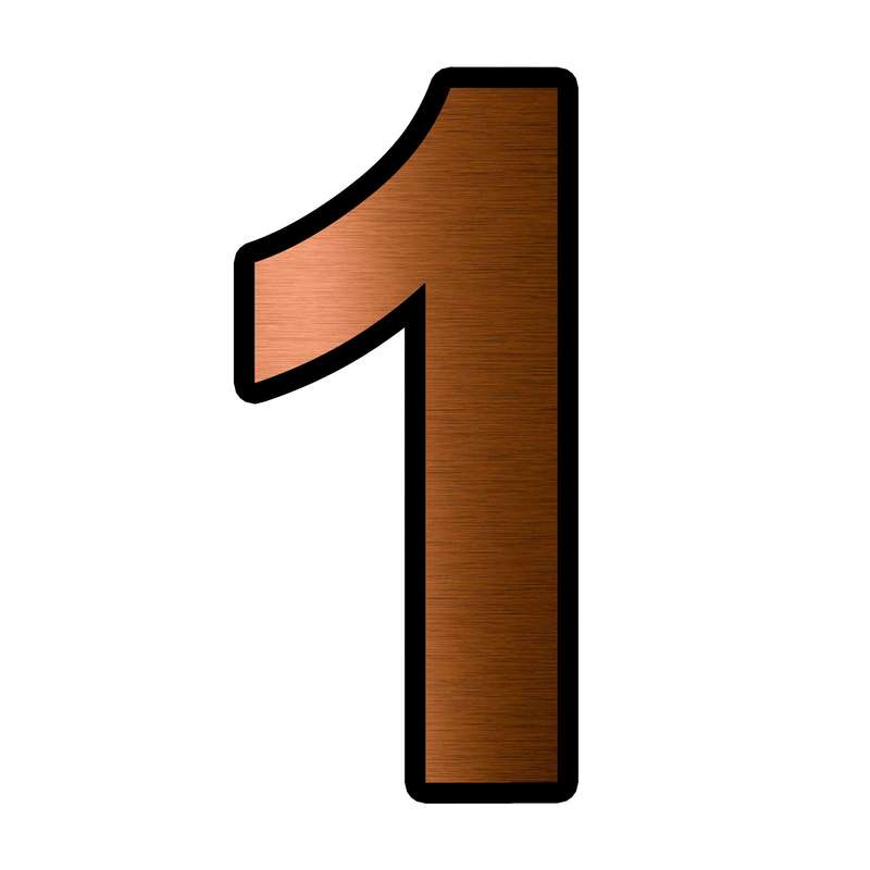 تابلو راهنما آژنگ طرح مستطیل مدل شماره و اعداد کد NUC-1-428