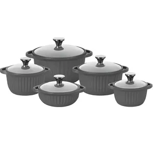 سرویس قابلمه و تابه گرانیت  10 پارچه بازرگانی زیو مدل 8690 